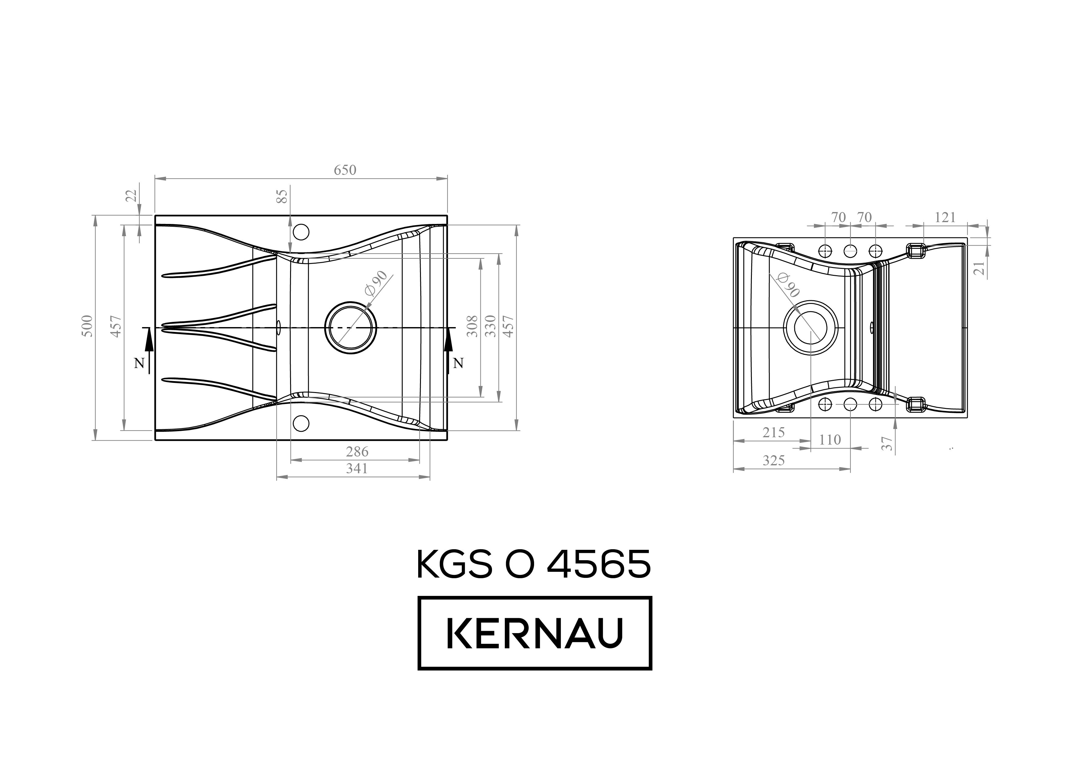 KGS O 4565 1B1D Deep Black